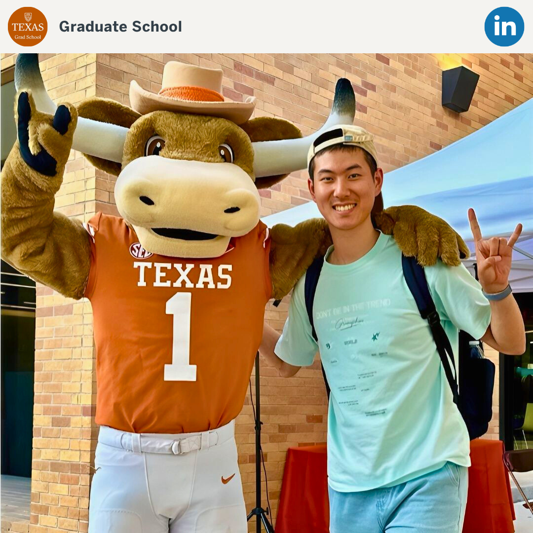 Graduate school post on LinkedIn