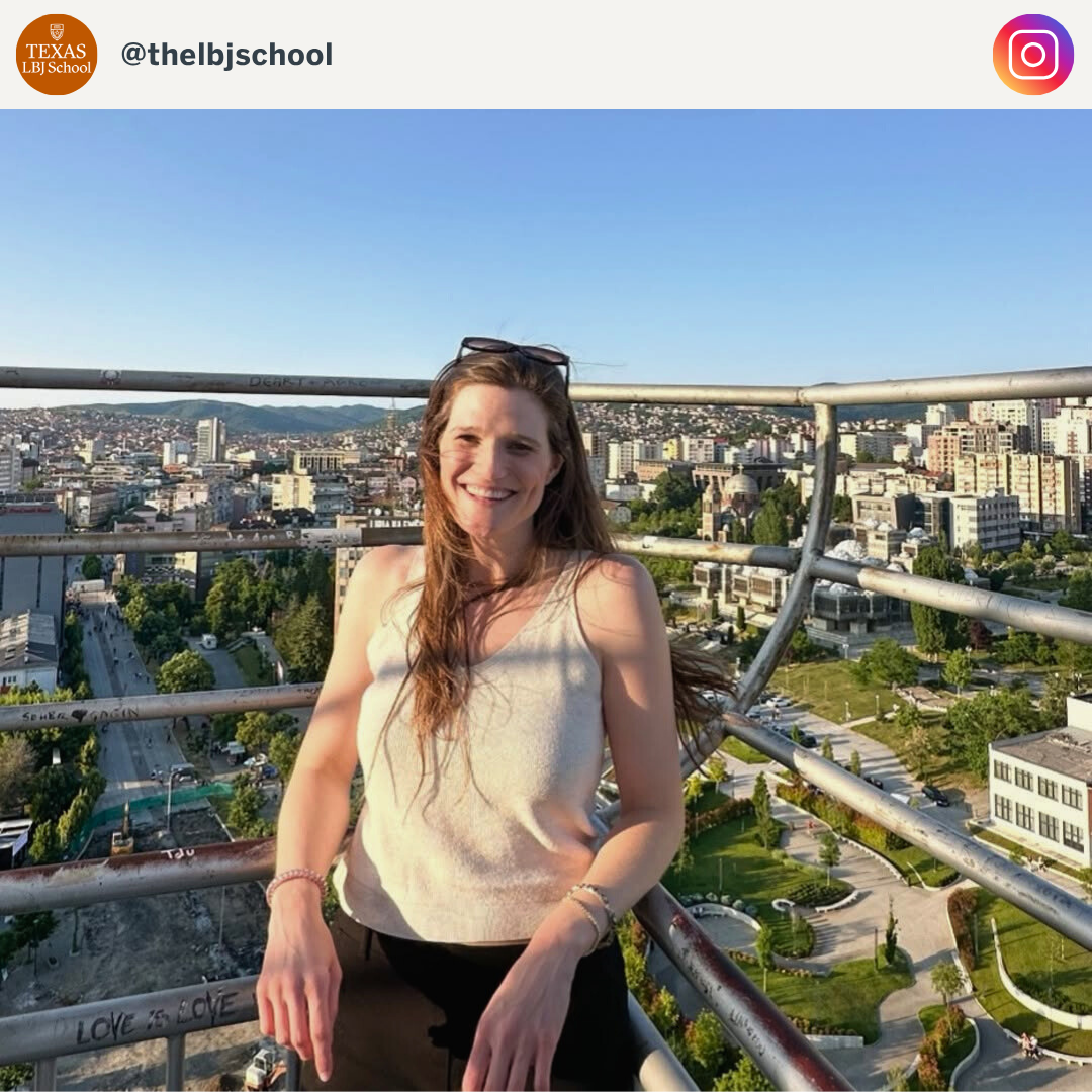 LBJ school post on Instagram