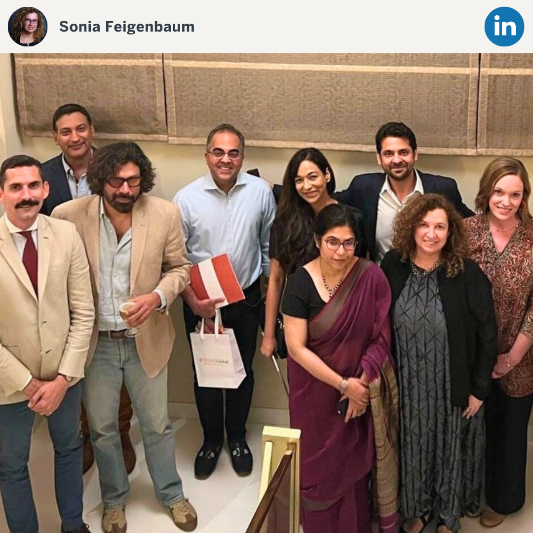 Dr. Feigenbaum and cohort post on LinkedIn